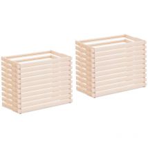 20 Langstroth Rähmchen Bienen Rähmchen Kiefer Edelstahlverdrahtung Höhe 232mm