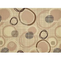 Passatoia Futura H 52 Cm Cerchi Beige - 20 Ml