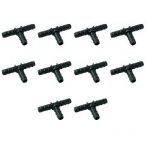 20 mm schwarzes Tropf-T-Shirt (Packung x 10) Exclusives Angebot