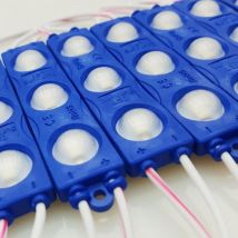 20 moduli led smd 3 led striscia componibile tagliabile retro illuminazione insegne Rosso