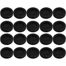 20 pièces 30mm Rond Double Face Fermé Fil En Caoutchouc Oeillets Joints