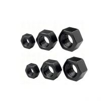 20 Pièces Écrous Hexagonaux M6, Les Écrous, Noir Écrous Hexagonaux, Fixation D'écrou, Pour Le Boulonnage et L'écroutage, Le Maintien D'objets en Place
