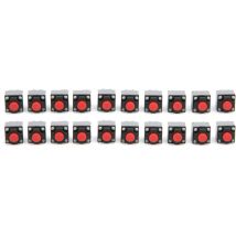 20 pièces, interrupteur à bouton-poussoir tactile étanche 6x6x7,3 mm, micro interrupteur tactique.