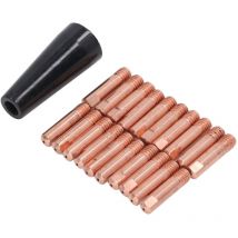 Prenfle - tonysa 20 Pièces Pistolet de Soudage Buses Buse sans Gaz Pistolet mig Kit de Soudage sans Gaz pour le Remplacement de la Buse