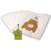 Evendix - 20 Staubsaugerbeutel passend für aquapur mie 500 + 2 Mikro-Filter