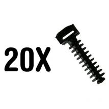 20 tacos para bridas nylon