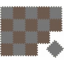 Littletom - 18 Tapis de Sol épais pour Bébé Enfant - 30x30 Dalles Puzzle Carré en Mousse eva