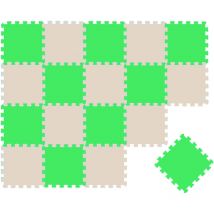 Littletom - 18 Tapis de Sol épais pour Bébé Enfant - 30x30 Dalles Puzzle Carré en Mousse eva