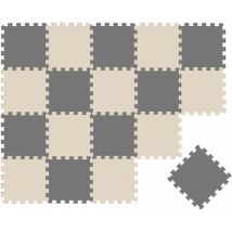 Littletom - 18 Tapis de Sol épais pour Bébé Enfant - 30x30 Dalles Puzzle Carré en Mousse eva