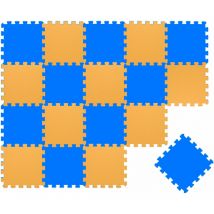 Littletom - 18 Tapis de Sol épais pour Bébé Enfant - 30x30 Dalles Puzzle Carré en Mousse eva