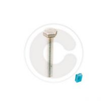 20 vis mA talliques A tA te hexagonale Vis 4x40 mm avec A crous en acier zinguA