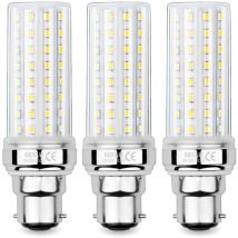 20-W-LED-Mais-Glühbirnen, 150-W-äquivalente Glühlampe, 2300 lm, 3000 k warmweiß, B22-Bajonett-Glühbirnen, 3 Stück