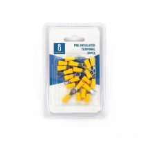 Capicorda ad occhiello preisolato cavo 0.5-1.5mm 20pezzi giallo