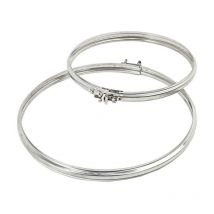 20 x collier de câble aisi 304 tubes en acier inoxydable cm.15