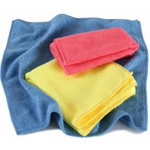 No Brand - 200 chiffons en microfibres 35 cm x lavables - chiffon, chiffon microfibre, lingette microfibre