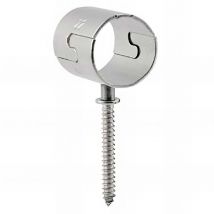 Index - 100 colliers simples M5 Inox A2 d. 28 mm