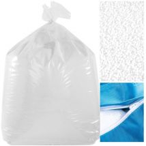Livedeco - 200 l Recharge Billes de Polystyrène Neuve, Certifiées M1 anti-feu, Pour Pouf Géant BiG52