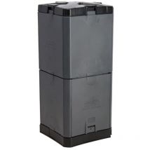 Aerobin - 200 Litre Hot Composter Bin - Grey