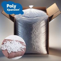 200 Litres de Billes de Polystyrène M1 Anti-Feu : Isolation Polyvalente pour Murs Creux, Cloisons, Combles et Sous-Toiture