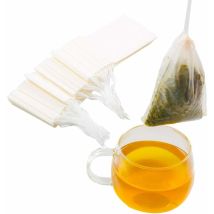 Linghhang - 200 pièces de tissu non tissé décoction résidu filtre sac corde poudre médicinale sachet de thé sachet de thé (10x12 cm)