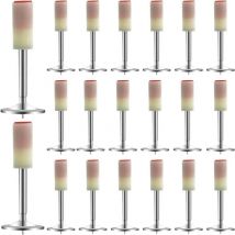Lauwexe - 200 Pièces Pistolet à Clou Béton Manuel, Mini Pistolet à Clous, Round Nails for Steel Cloueur Beton, 7.3 mm - L'outil Parfait pour Tous Vos