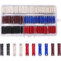 200 Stück Continental Keramik Torpedo Sicherungen Ersatz Kit Box, Torpedo Fuse Sicherungen, Europäische Kfz Sicherung, Für Oldtimer, 5a 8a 16a 25a 40a