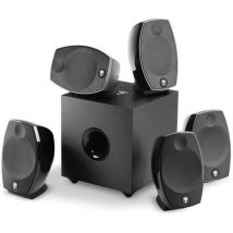Focal - 200 w schwarzes heimkino-lautsprecherpaket sibevo5.1