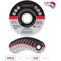 Canbolat Vertriebs Gmbh - arebos cutting discs flexible discs Ø115 mm receiving 22.2 mm thickness 1 mm 200 pieces