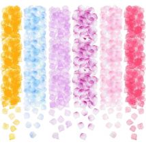 2000 pétales de rose artificiels séparés, faux pétales de rose, pétales de fleurs en soie