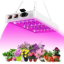 2000W led élèvent la lumière pour les plantes d'intérieur 312 led à spectre complet Veg and Bloom Dual Switch IP65 Lampes de culture de plantes
