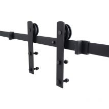 Sifree - 200cm Porte coulissante Perlan Système porte coulissante Rail de suspension de porte