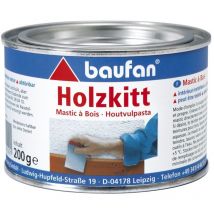 Baufan Holzkitt 200 G, Natur Holzspachtel Holzspachtelmasse