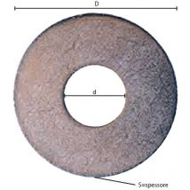 200PZ rondella grembialina m 8 - 2,0 x 32 x 8,5 mm