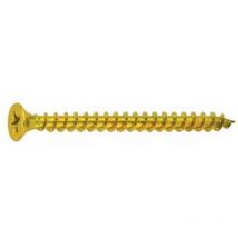200PZ vite truciolare tsp cava pz interamente filettata in acciaio ottonato - MM.4,5X60