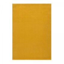 Jadorel - Tapis salon et chambre 200x290 jaune rectangle tissé motif uni nossa