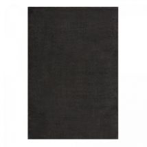 Jadorel - Tapis salon et chambre 120x170 gris foncé rectangle tissé motif uni nossa