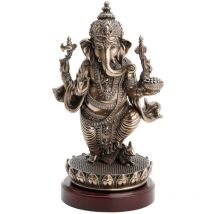 Signes Grimalt - Figure di figura della persona Figura Ganesha in Loto Buddhas Golden 14x7x8cm 28039