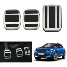 2019-2022 2023 Peugeot 208 2008 Pédales de Gaz et Frein, Peugeot 2008 P24 Peugeot 208 P21 Capuchons de Pédales Couverture Pédales Repose-pieds