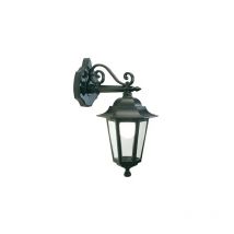 Appl.Media Bottom E27 ligne hexagonale noire