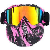 Lunettes de moto, casque, lunettes de conduite, lunettes, masque