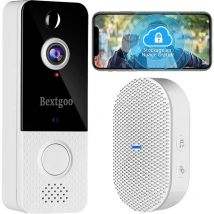 2022 Newest Version Wireless Doorbell With Camera 1080p Wireless Video Doorbell With Chime Motion Detection Wide Angle Two Way Audio Free Cloud s