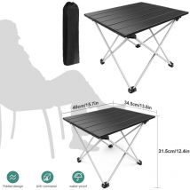Dayplus - 2024 Table de pique-nique portative pliante Mini Camping Table de pique-nique Party Kitchen Outdoor Garden bbq