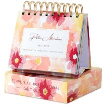 2025 365 jours inspirante calendrier, inspirante calendrier de bureau quotidien inspirante citations calendrier, accessoires de calendrier de bureau