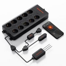 Spider Farmer - 2025 Genius Grow System AC10 Steckdosenleisten-Kits App-basierter Smart Strip
