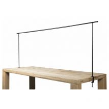 Deko Tischgestell schwarz ausziehbar - Länge 220-250 cm - Dekorations-Halter aus Metall