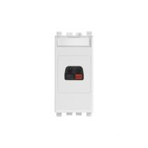 20583.B Connecteur haut-parleur blanc Eikon