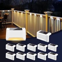 20er-pack Solarleuchten – Wasserdichte Led-leuchten Für Zäune, Treppen, Terrassen Und Balkone