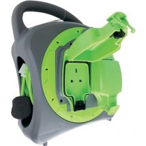 Status - 20m Double Socket Weatherproof Cable Reel