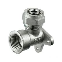 Pex-al-pex 20mm x 1/2' FemelleCompression Garnitures Mural Coude
