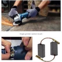 20pcs Balais de Charbon pour Meuleuse d'angle Compatible avec Bosch Pièce de Rechange pour Outil Électrique de Réparation de Remplacement 15x8x5mm